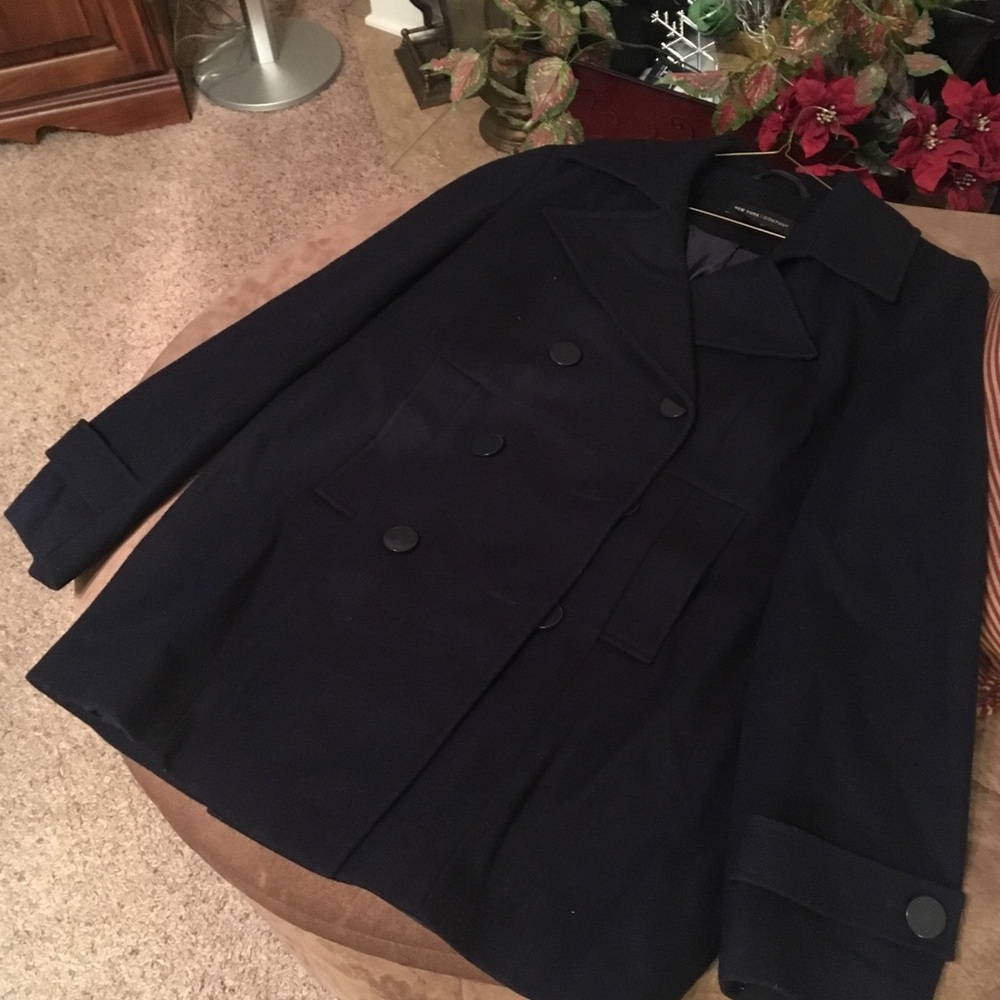 Blue NY&Co. Pea Coat.